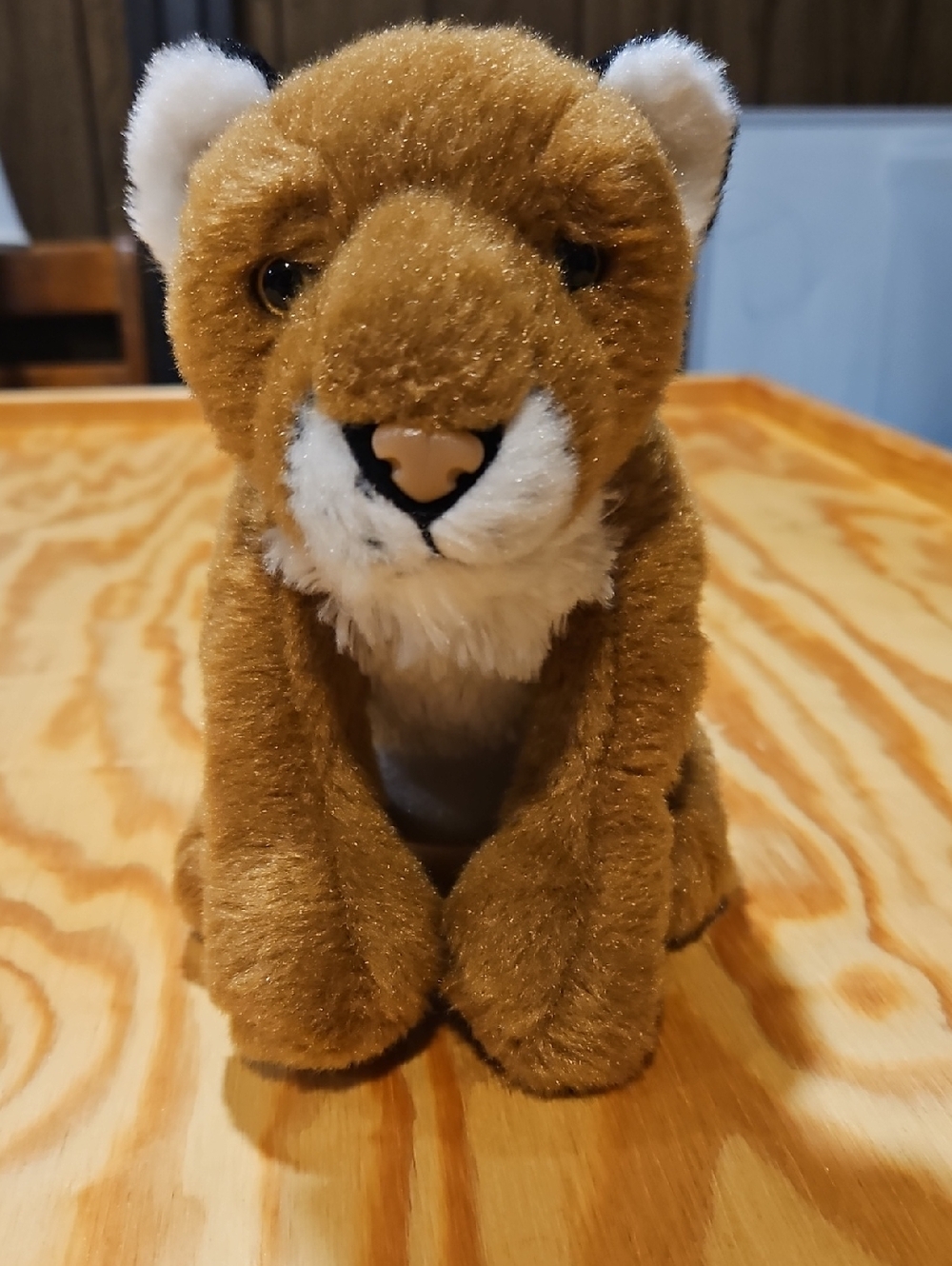 Wild Republic Mountain Lion Plush - Brown & White